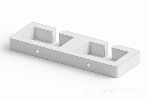 Top view of cable management system